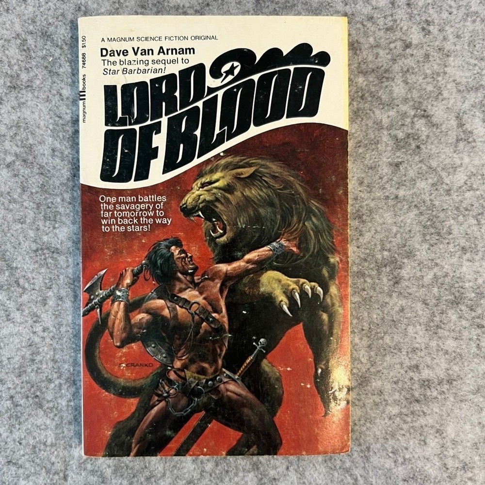 Lord of Blood by Dave Van Arnam - Vintage Paperback - Science Fiction/Fantasy